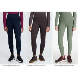 LeMieux Young Rider Nell Brushed Pull Ons Thermal Full Seat Riding Leggings 7-14