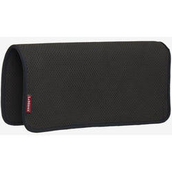 LeMieux Non-Slip Half Pad Square Lightweight Airflow Perforated Neoprene Black