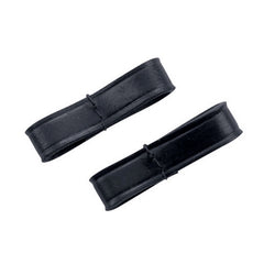 Hy Equestrian Fulmer Loops Leather Bit Keepers for Full Cheek Bits Black/Brown