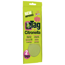 NAF Off Citronella Tag Attach To Tack Rugs Headcollar Mane or Tail Twin Pack