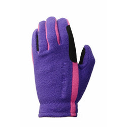 Hy5 Equestrian Children's Kids Fleece Riding Gloves Purple/Pink Navy/Blue XS-XL