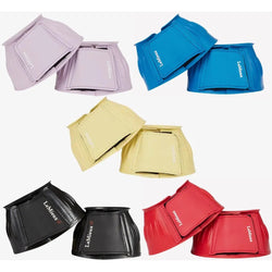 LeMieux Rubber Bell Boots No Rub Flexible Soft Secure OverReach Over Reach S-XXL