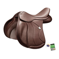 Bates All Purpose Square Cantle + GP General Purpose Saddle CAIR Black/Brown