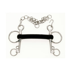 Lorina Hard Rubber Mullen Mouth Pelham Ideal For Metal Sensitive Horses 5'-6.5'