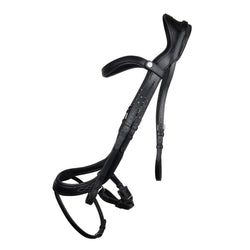 EcoRider Freedom Comfort Bridle Anatomic Soft Shaped Padded Leather Black/Brown