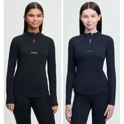 LeMieux Young Rider Sparkle Base Layer Breathable Mesh Vent Kids Teens Girls Top