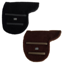 Supreme Products Straight Cut Showing Numnah Soft Fleece Shaped Pad Brown 12" SALE