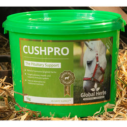 Global Herbs CushPro C-Aid Immune Support Cushings Coat Hormone Horse Supplement