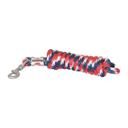 Whitaker Multi-Colour Lead Rope Red/Navy/White 2M Everyday Equestrian Leadrope