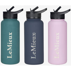 LeMieux Drinks Bottle Thermos Insulated Cold Water Sipper Jungle/Navy/Fondant