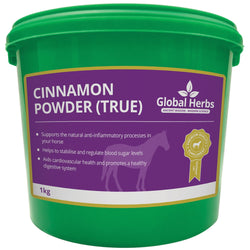 Global Herbs Cinnamon Powder Equine Natural Herbal EMS and Digestive Supplement