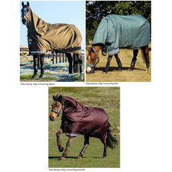 LeMieux Arika Ripstop 100g Lightweight Light 600d Turnout Rug + Hood 4'9'-7'3'