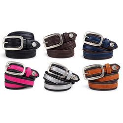 Bates Unisex Soft Leather Belt Jodphur Trouser Jeans Equestrian Waist Belt All