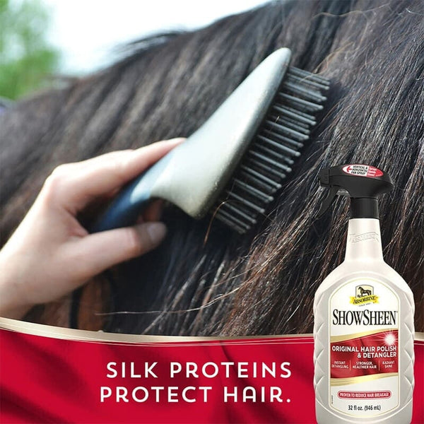 Absorbine Showsheen Show Sheen Shine Original Horse Hair Polish Detangler Spray