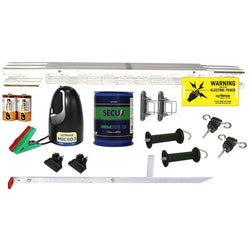 Agrifence Paddock Kit Complete Electric Fence Set Up 200mx12mm Tape 105cm Posts