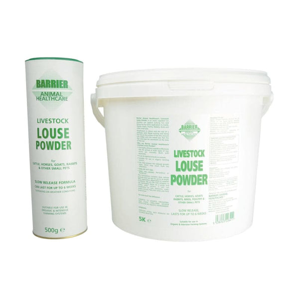 Barrier Livestock Louse Powder 100% Natural Biting Repellent For Up To 6 Weeks