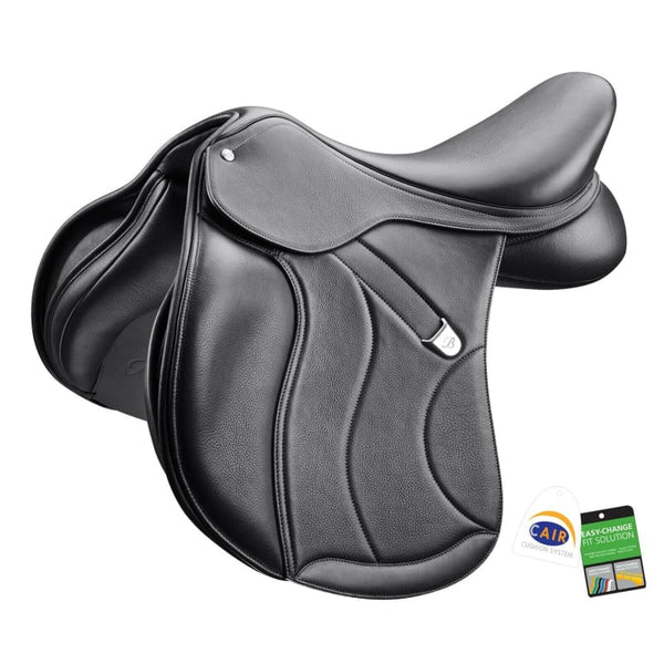 Bates High Wither All Purpose Square Cantle + Luxe GP Saddle CAIR Black/Brown