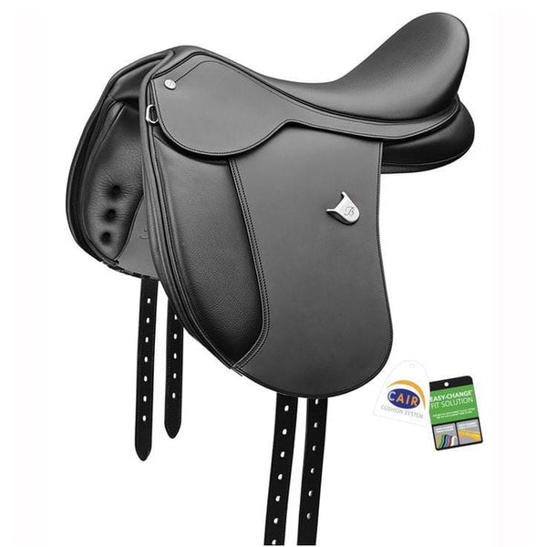 Bates Pony Dressage Adjustable Performance Support Saddle CAIR Black 15'-16'