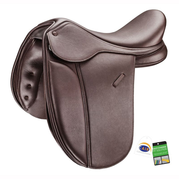 Bates Pony Show + Adjustable Performance Luxe Showing Saddle CAIR Brown 15'-16'