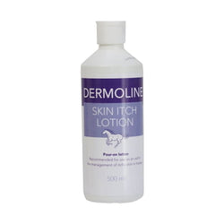 Dermoline Skin Itch Lotion Sooths Itchy Manes and Tails Prevents Hair Loss Rubbing