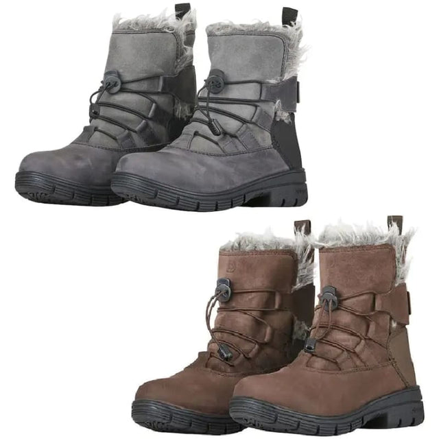Dublin Boyne Short Waterproof Breathable Faux Fur Lined Boots Adults UK 3 11 Cork Farm Equestrian