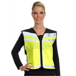 Equisafety Air Waistcoat Caution Young Horse Adjustable Hi-Vis Tabard Vest Pink Small SALE