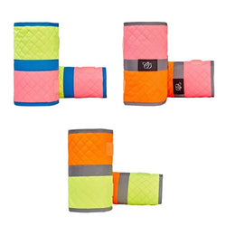 Equisafety Leg Boots Multi-Coloured Waterproof Quilted Hi-Vis Wraps All Colours