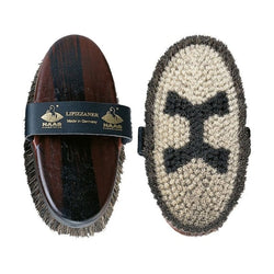 HAAS Lipizzaner Woman Ladies Horsehair Mix Body Brush Removes Dust Glossy Coat SALE