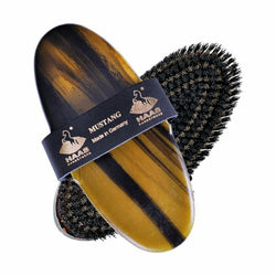 HAAS Mustang Course Grooming Brush Thick Shedding Coats Synthetic/Brass Bristles
