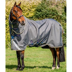 Horseware Amigo Bravo 12 Plus Turnout Rug and Hood Lightweight Lite 0g 3'9-7'3'