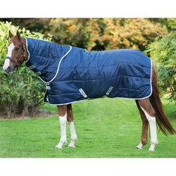 Horseware Amigo Insulator Stable Plus Rug + Hood Combo Medium 200g Navy 5'6-7'0