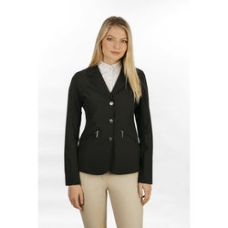 Horseware Ladies Competition Show Jacket Lightweight Black/Navy/PomegranateGreen