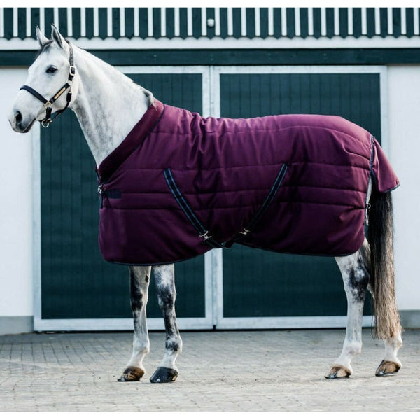 Horseware Rambo Cosy Stable Rug Fleece Collar Medium 200g Burgundy 3'9''-7'3''