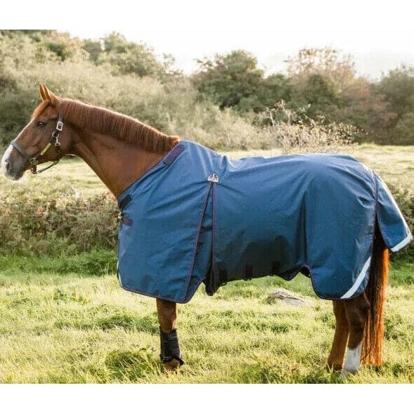 Horseware Rambo Optimo Turnout Outer Only Rug Lightweight Lite Navy 0g 5'6'-7'3'