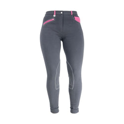 Hy Equestrian Diesel Ladies Jodhpurs Riding Navy/Purple/Charcoal  24-32
