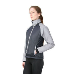 Hy Equestrian Silva Flash Waterproof Padded Jacket Reflective Hi-Viz Coat XS-XL