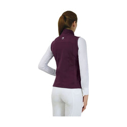 Hy Equestrian Synergy Flex Gilet Ladies Ultra Light Body Warmer Fig/Black XS/M SALE