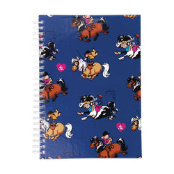Hy Equestrian Thelwell Collection Race Or Jumps A5 Lined Ring Bound Notebook