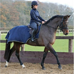 Hy StormX Original Waterproof Wrap Around Rip Stop Exercise Sheet Navy All Sizes