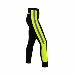 HyVIZ Reflective Neon Flourescent Hi-Vis Reflector Jodhpurs Black/Yellow/Pink