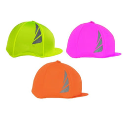 HyViz Reflector Reflective Jokey Skull Cap Helmet Hat Cover Yellow/Orange/Pink
