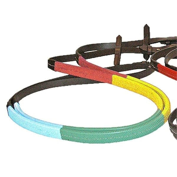 Equipride LEATHER REINS MET SUPER GRIP ANTI-SLIP VOOR BRIDLE SUPER FLEXIBLE, Extra Full, BRON Equipride LEATHER REINS MET SUPER GRIP ANTI-SLIP VOOR BRIDLE SUPER FLEXIBLE, Extra Full, BRON