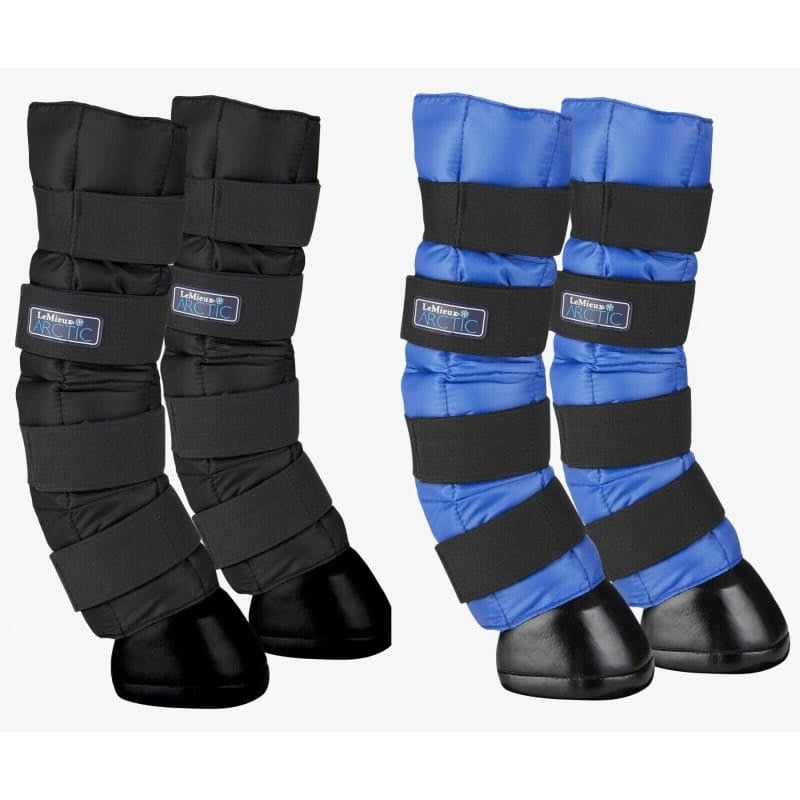 thumbnail image 2 of LeMieux ProCool Cold Water Therapy Compression Boots – Black – Reduce Tendon & Heel Swelling In Horses 2 of 5