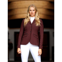 LeMieux Dynamique Show Jacket Vented Mesh Fitted Black/Burgundy/Graphite/Navy 24