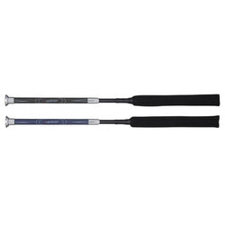 LeMieux Junior ProBaton Whip Short BS Legal No Slip Grip Jumping Bat Black/Navy