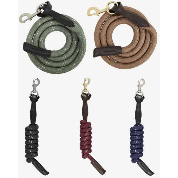 LeMieux Lasso LeadRope Trigger Clip Safety Leather Lead Rope Summer Colours 2024