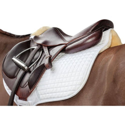 LeMieux Merino+ Half Lined Close Contact Square Wool CC Event Pad Black/White