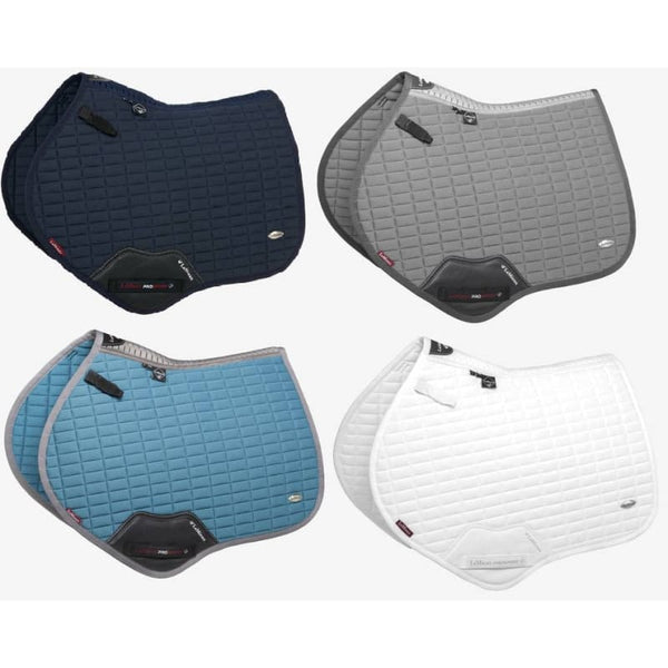 LeMieux Self-Cool Close Contact Square Cooling CC Event Jump Pad White/Blue/Grey