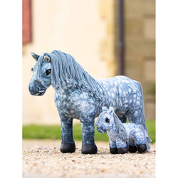 LeMieux Tiny Pony Sam Dappled Grey Soft Kids Mini Toy Play Horse Plushie XS