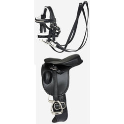 LeMieux Toy Pony Dressage Saddle Bridle Real Leather Kids Mini Play Horse Tack